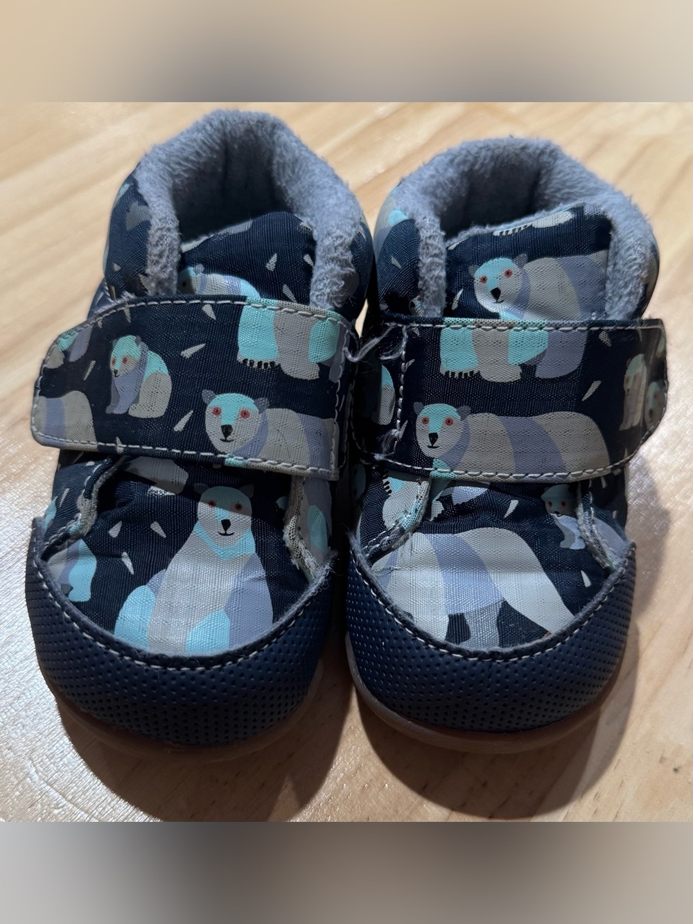 See Kai Run Navy Polar Bear Boots, sz 6C